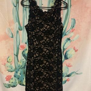 EUC RSVP Black dress
